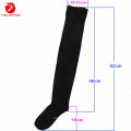 Hot selling japan teen girl tube socks cotton Over Knee Socks